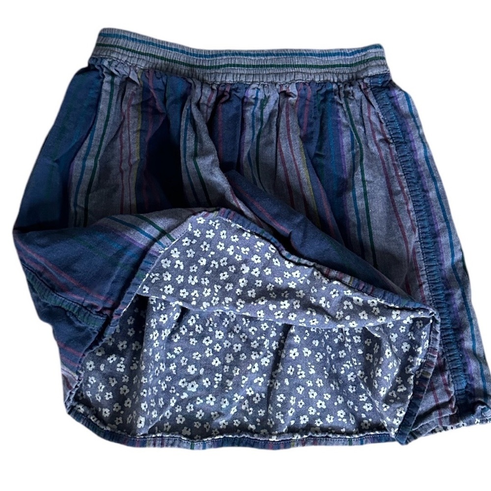 Tea Collection Girls Reversible Cotton Skirt EUC size 7